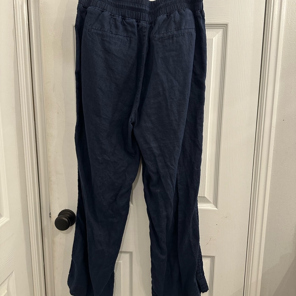 Quince Wide Leg Linen Pants - Picture 6 of 8